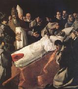 Francisco de Zurbaran The Lying-in-State of St Bonaventure (mk05) oil on canvas